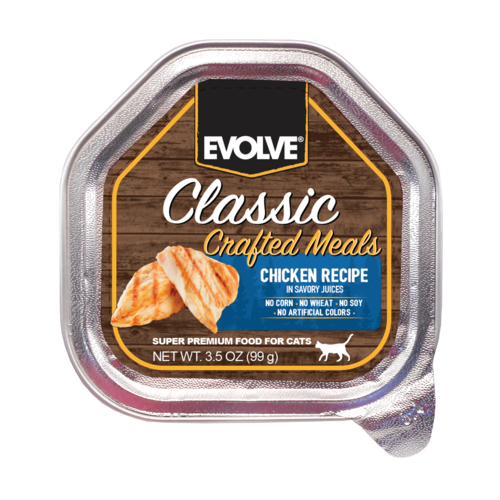 EVOLVE CAT CLASSIC BANDEJA CRAFTED MEALS